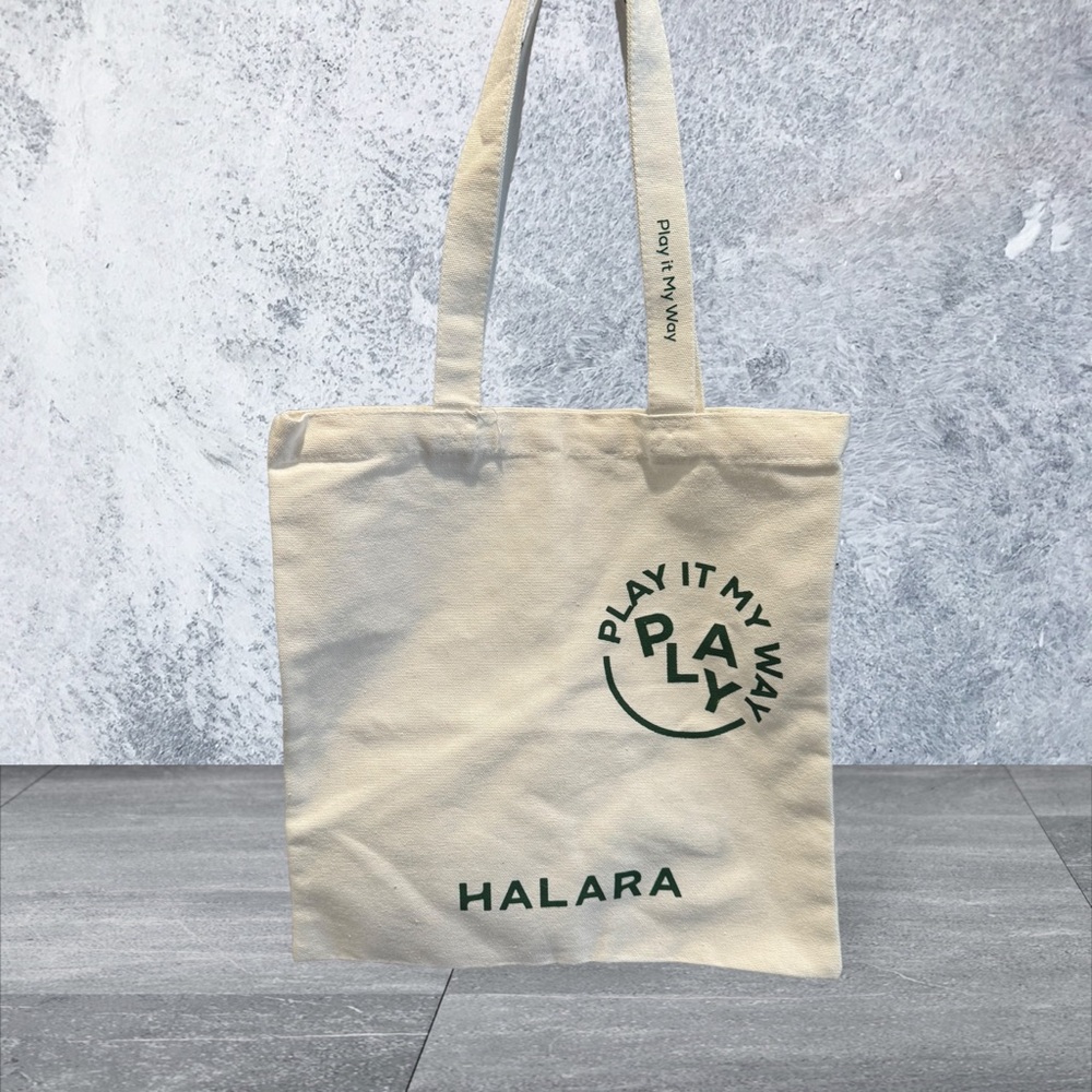 Halara Canvas Tote Bag New in Package - Picture 2 of 4
